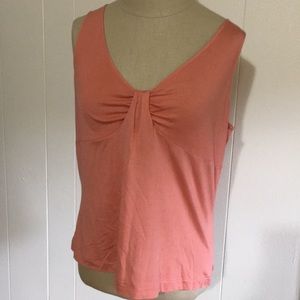 Coral blouse